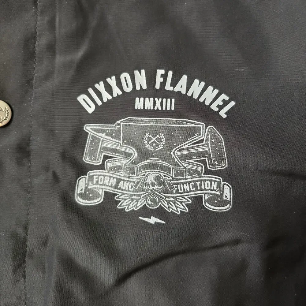 Dixxon Born In Califas Quilted Jacket Men's black quilted lined WIndbreaker